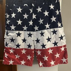 Men Patriotic Shorts