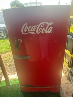 Vintage Coca-Cola Branded Refrigerator