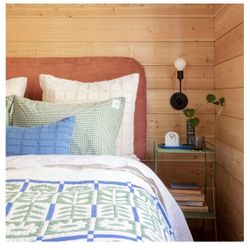 Schoolhouse Electric Stillwater Quilt In juniper Full/Queen