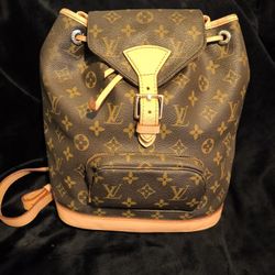 Authentic Louis Vuitton Montsouris MM backpack