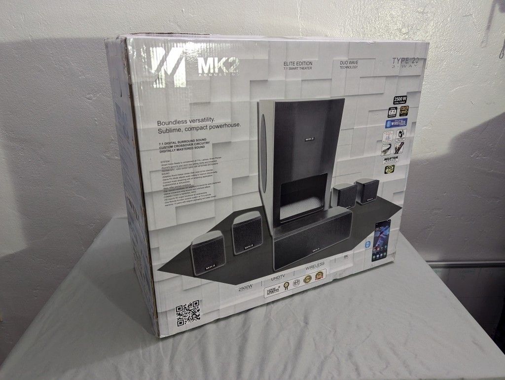 MK2 Surround Sound System - Smart Home & Wireless Compatible