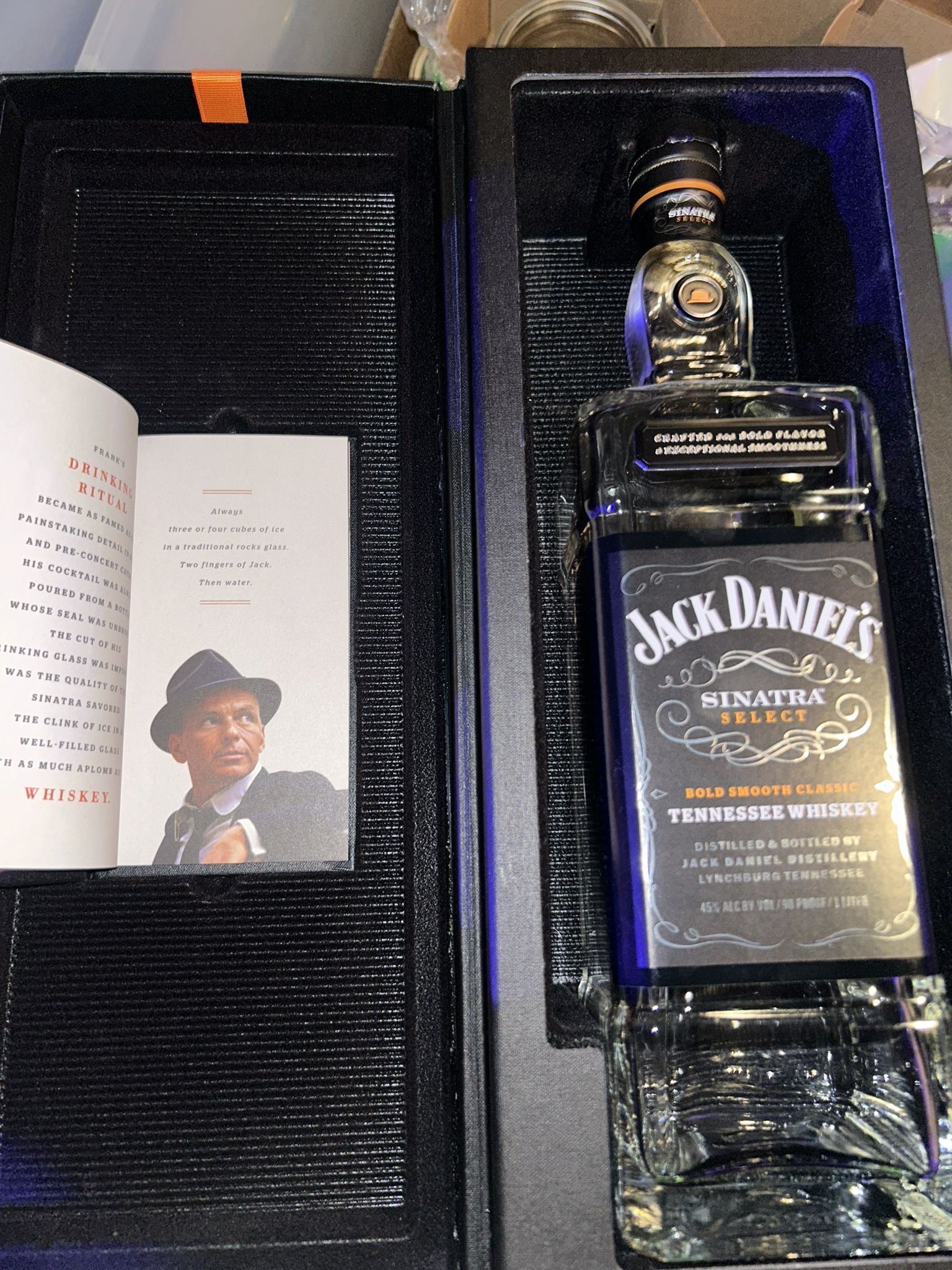 Jack Daniel Sinatra Select bottle