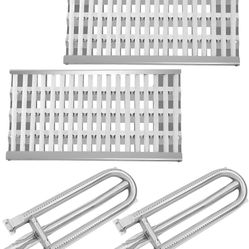 Clivimi Ceramic Rod Radiant Tray for DCS BBQ Grills 27DBQR, DCS 36 BGB36-BQARL, DCS 48 BGB48-BQARN, Gas Grill Replacement Parts, Stainless Steel Grill