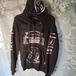 Hardtuned Greddy Men's Black Hoodie Jacket Coat Sz S 