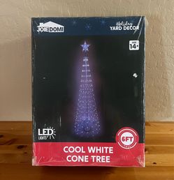 Cone tree cool white 6 ft