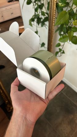 Green Satin Ribbon