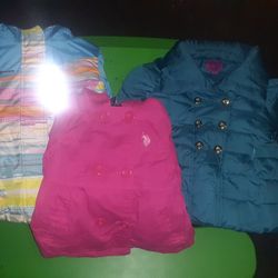 Girl's SIZE 5-6 Coat's 