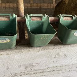 Three Hook Over Feeders for horses or other barn animals