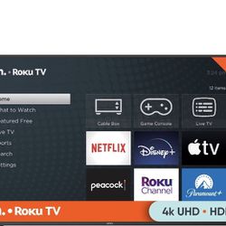 50”  Class 4K UHD (2160P) LED Roku Smart TV HDR (100012585)