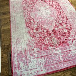 Large Pink Area Rug