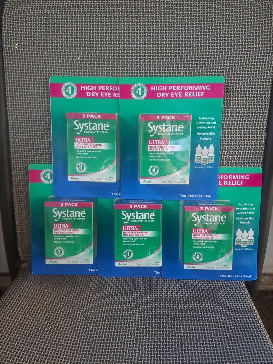 Systane High Perf. Dry Eye Relief Lot of 5 Boxes