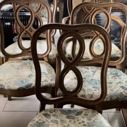 Six antique chairs, new unused
