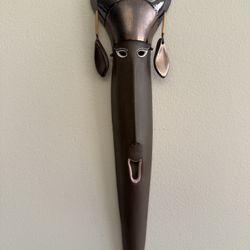 Vintage Art Studio Mask by Guisasola "Pieza Unica" Wall Decor 12.25"Long