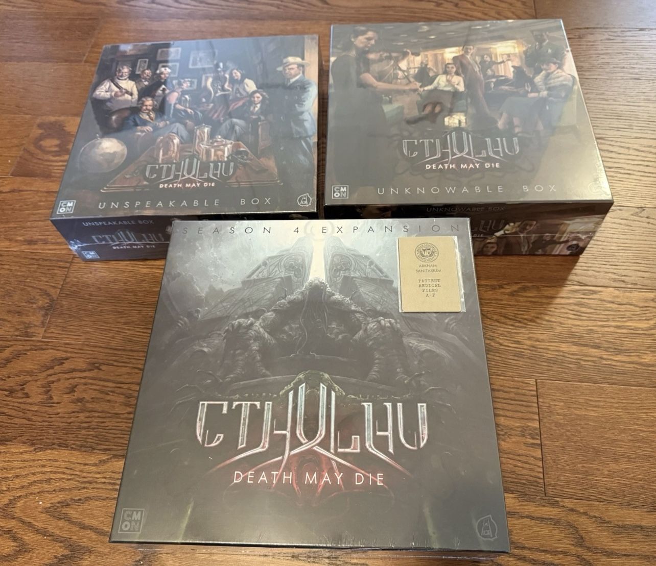 Cthulhu Death May Die Board Game Expansions