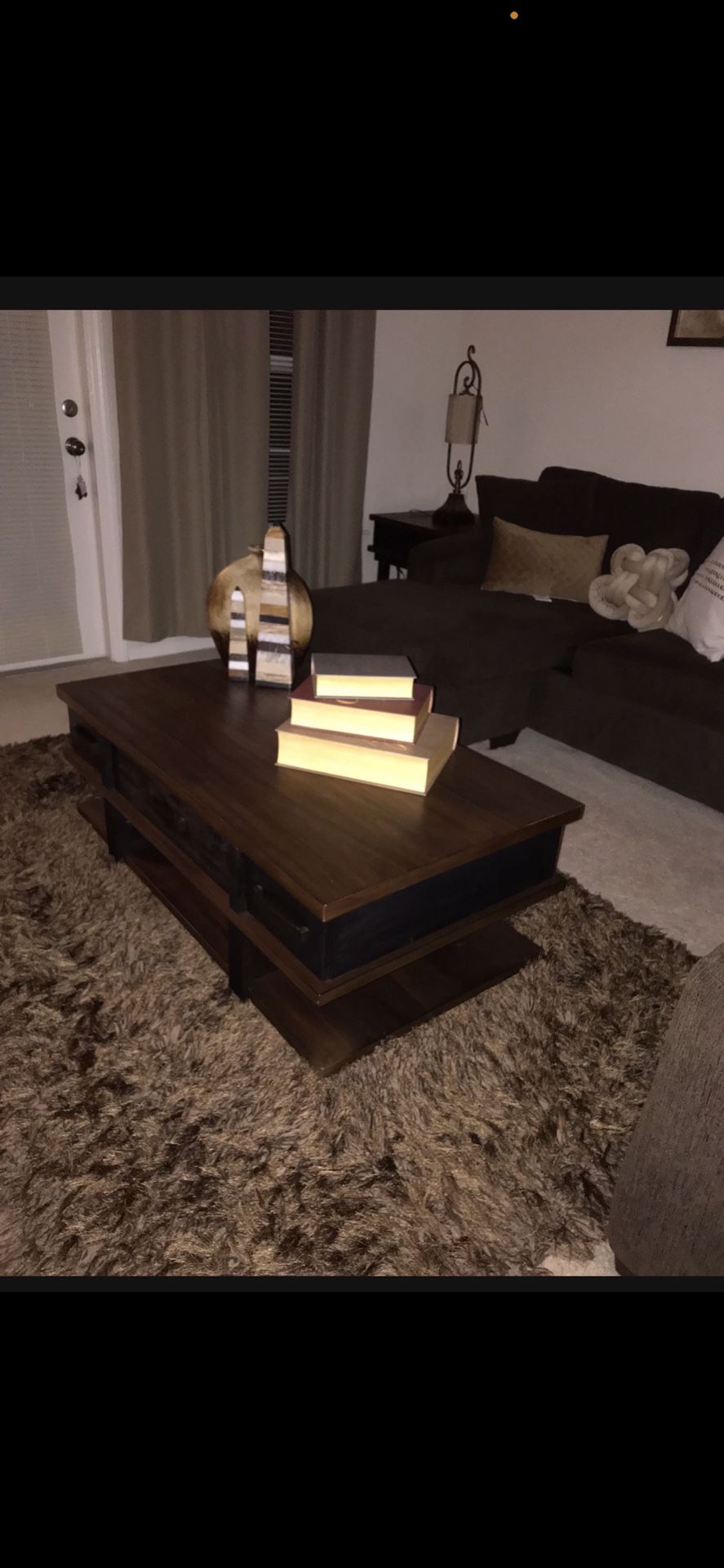 Sectional & Coffee Table 