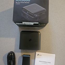 TP-Link Dual-Band Wi-Fi 6 AX3000 Travel Router 
