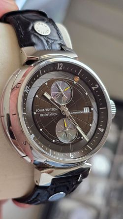 AUTHENTIC MENS RARE LOUIS VUITTON ORIENTATION AUTOMATIC WATCH