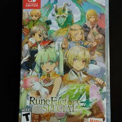 NEW Rune Factory 4 Special For Nintendo Switch 