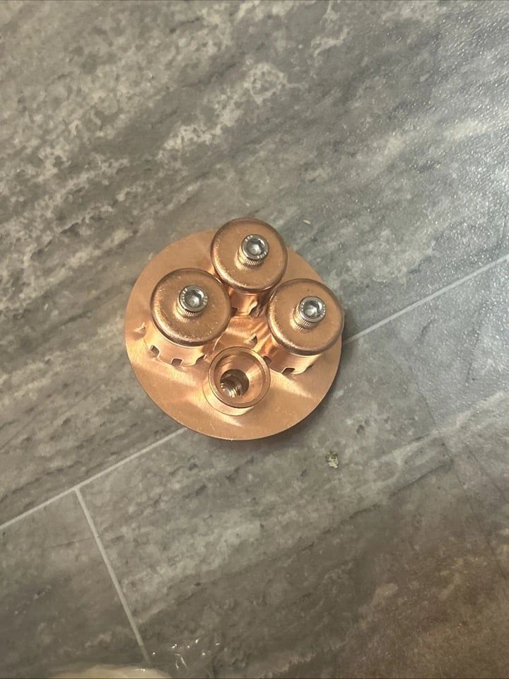 3" Copper Bubble Plate for 3" Sight Glass Still Distiller Reflux Home Brew