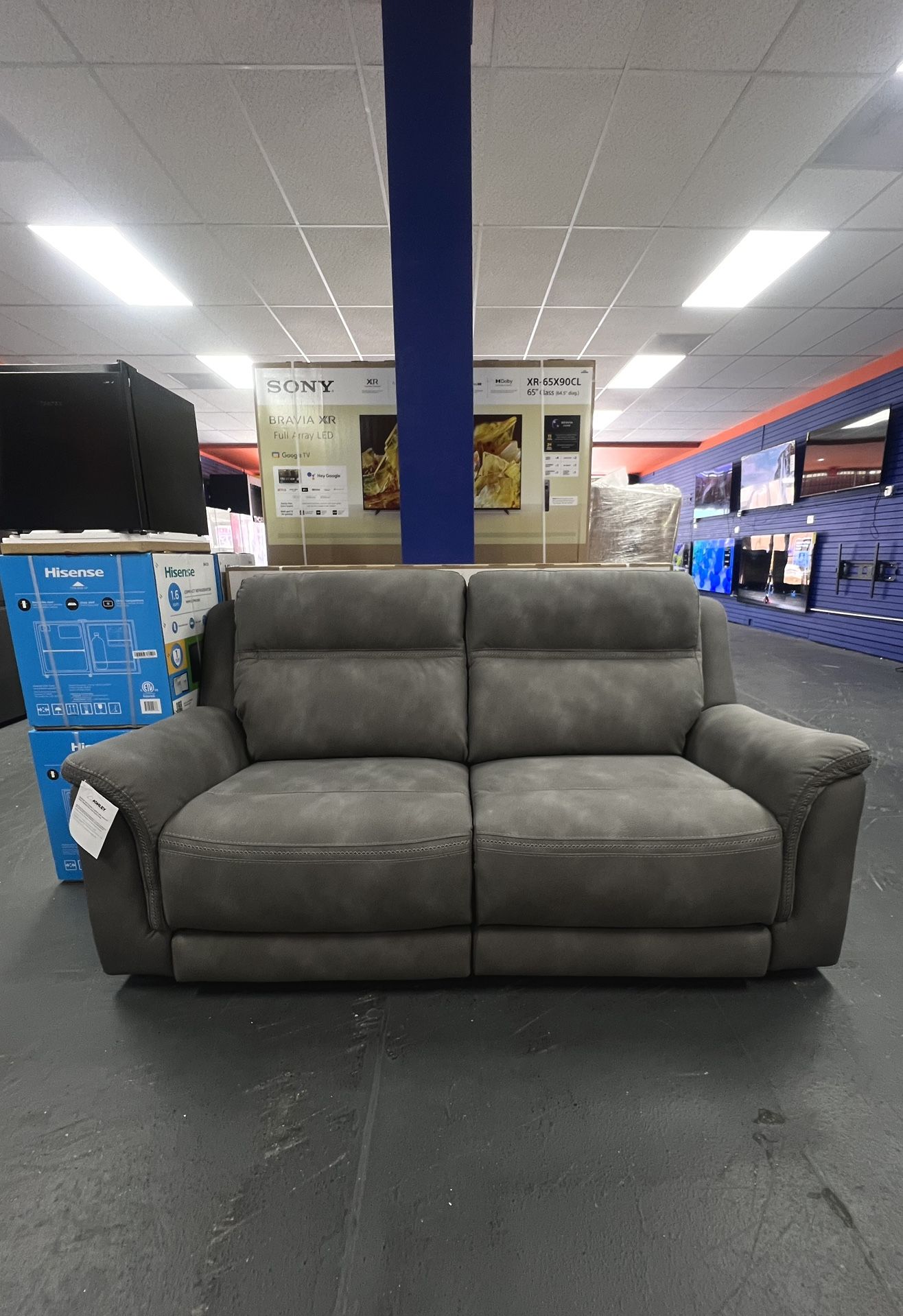 Next-Gen DuraPella Performance Fabric Dual Power Reclining Sofa