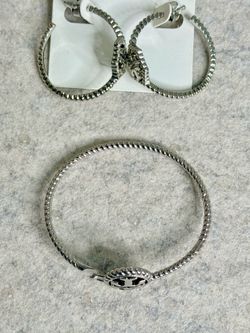 Tory Burch bracelet & earrings