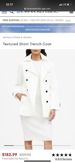 Banana republic short trench