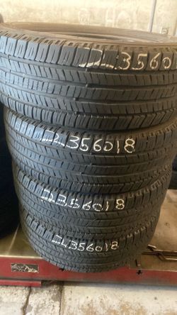 4 used tires size 235/60/18