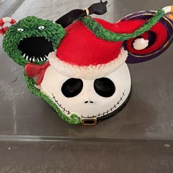 Disney Nightmare Before Christmas Santa Jack Mickey Ears Ornaments
