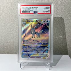 PSA 10 Glaceon Vstar #GG40 Full Art Pokemon Card