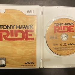 Tony Hawk Ride Nintendo Wii Video Game Complete CIB Mint Replacement (No Board) $10