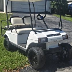 36v Club Car Lifted Four Seater Golf Cart 
