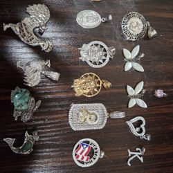 Sterling Silver 925 Pendants 