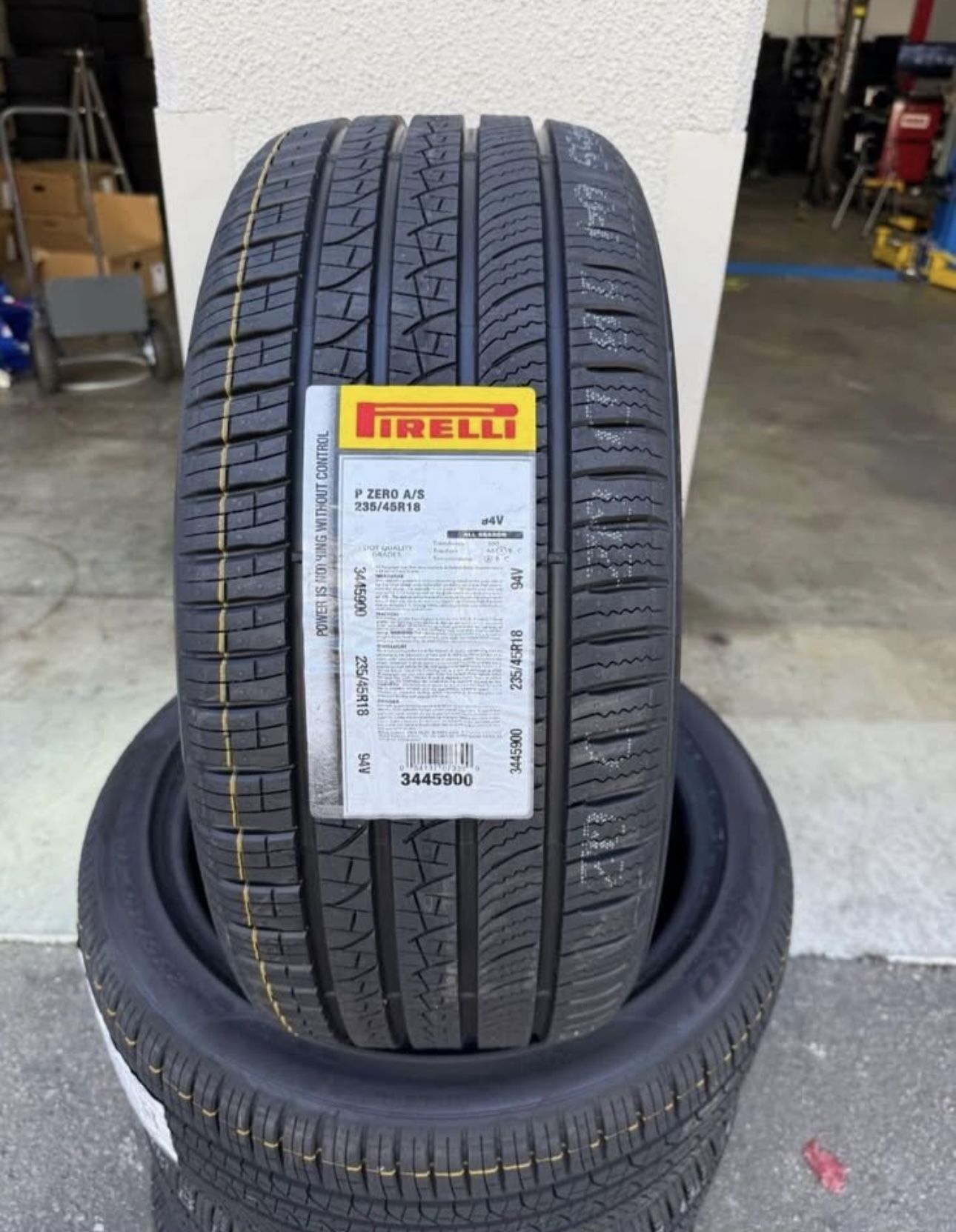 New Tires 235/45R18 Pirelli Pzero All Season Tires On Special !! WE FINANCE