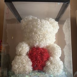 Large rose bear