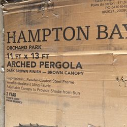 Hampton Bay Orchard park pergola NEW in box