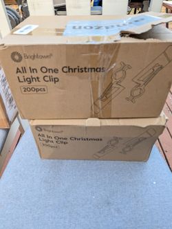 Brightown All In One Christmas Light Clips 200pcs x2