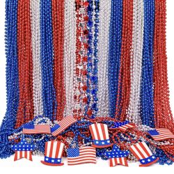 470 pcs Fourth/4th of July Necklaces Beads