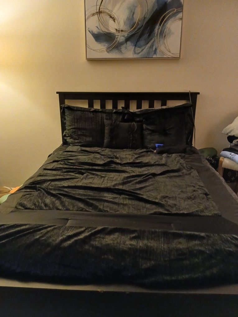 Bed Frame and mattress