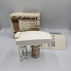 Cuisinart Whisk Attachment DLC-155 for DLC-10 Food Processor w/ Manual & Box