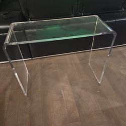 Slick Acrylic Console Table High End
