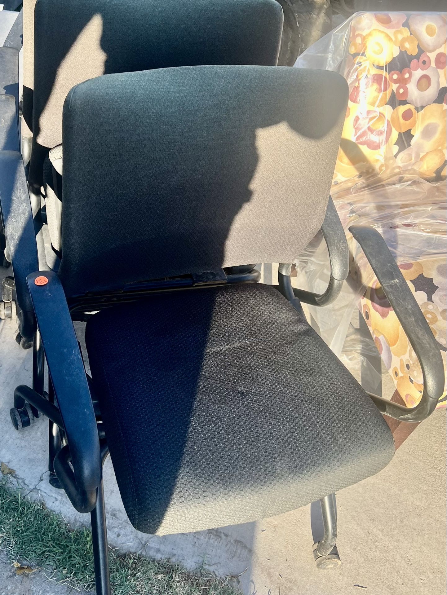 Forest Green Rolling Office Chair