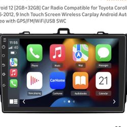 CarPlay / android play For Toyota Corolla 2006-2012