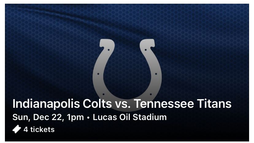 Colts Vs. Titans