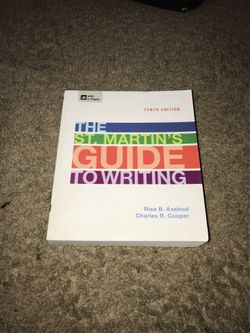 The St. Martin’s Guide to Writing Tenth Edition