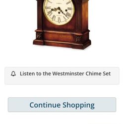 Howard Miller Westminster Chime Mantel Clock