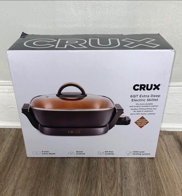 Cruz 6quart Electric Skillet