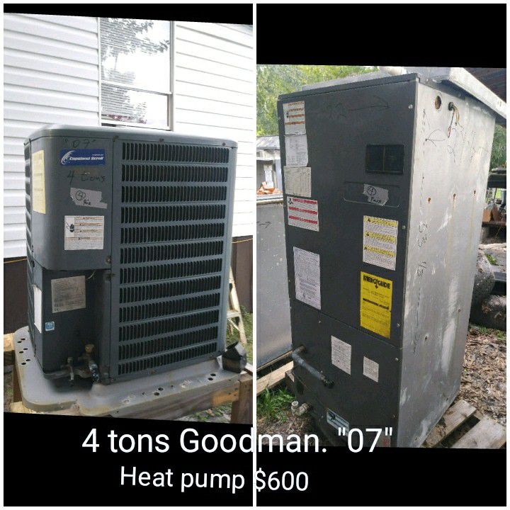 AC unit 4 tons by Goodman Heat pump R22