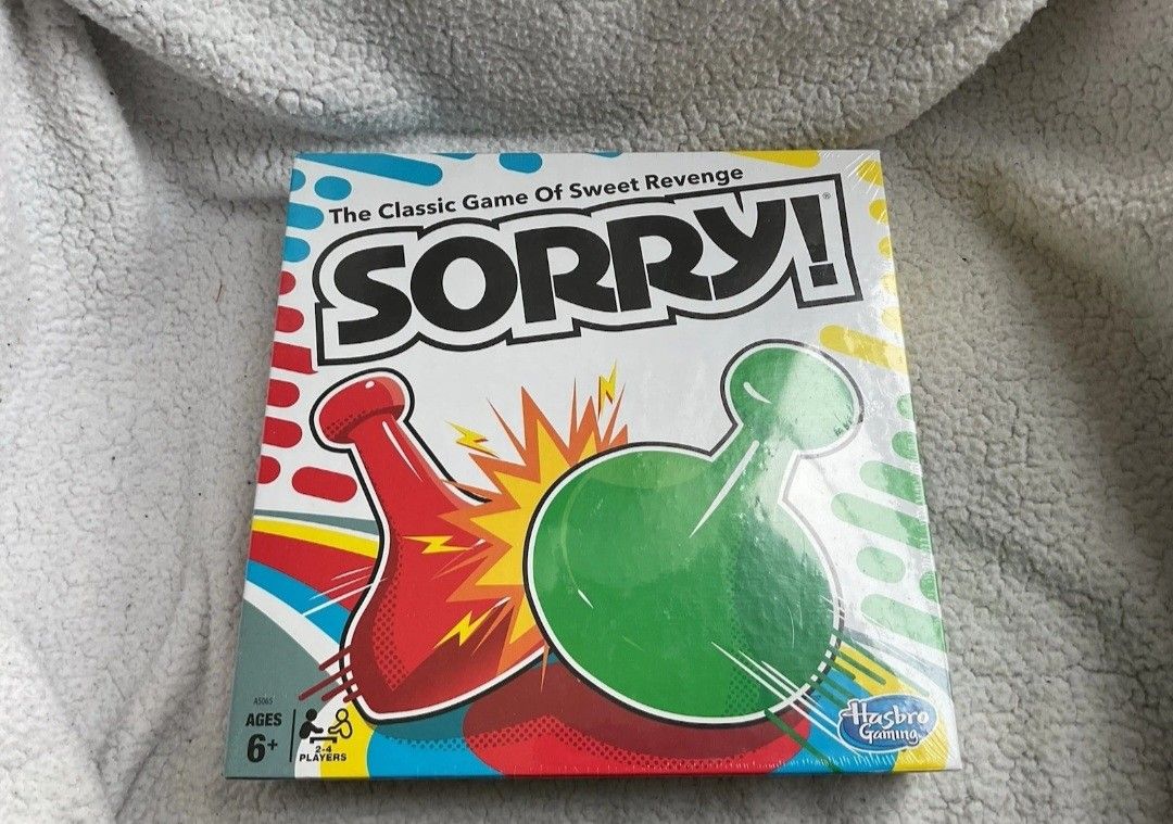 Hasbro Sorry Family Board Game - Brand New Sealed