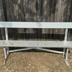 6ft Aluminum Bench