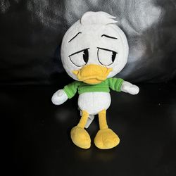 10" Disney Store Duck Tales Louie Plush Stuffed animal plushie doll Toy Green RA